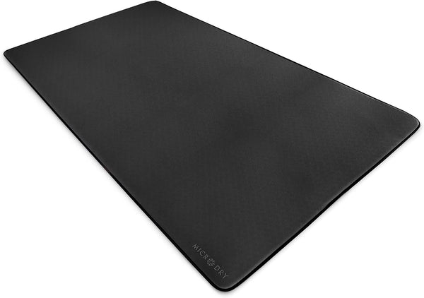 Deluxe Fitness Exercise Yoga Mat for Home & Gym, Extra Thick for High Impact Training, Multi Layered Skid Resistant Surface, Odor Neutralizing with Carrying Strap