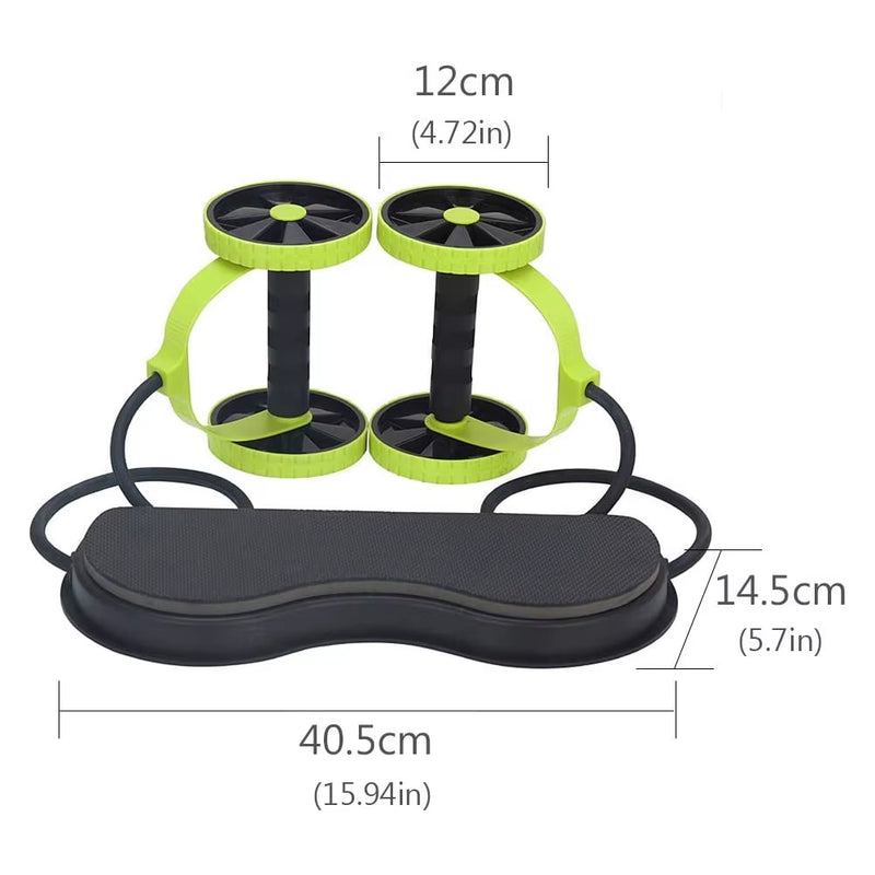 Ab Roller for Abs Workout Multifunctional Thicker No Noise Ab Roller Wheel Exercise Equipment Easy to Use Ab Roller Body Shaping